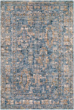 Mirabel Denim Blue Traditional Rug - Ornate Home