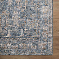 Mirabel Denim Blue Traditional Rug - Ornate Home