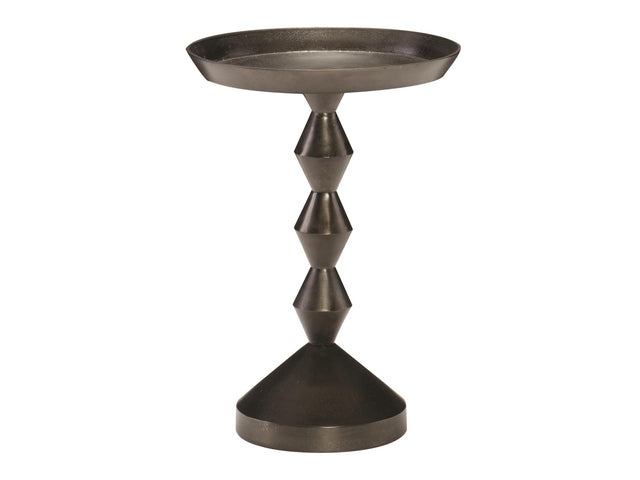Mirabelle Black Nickel Accent Table - Ornate Home