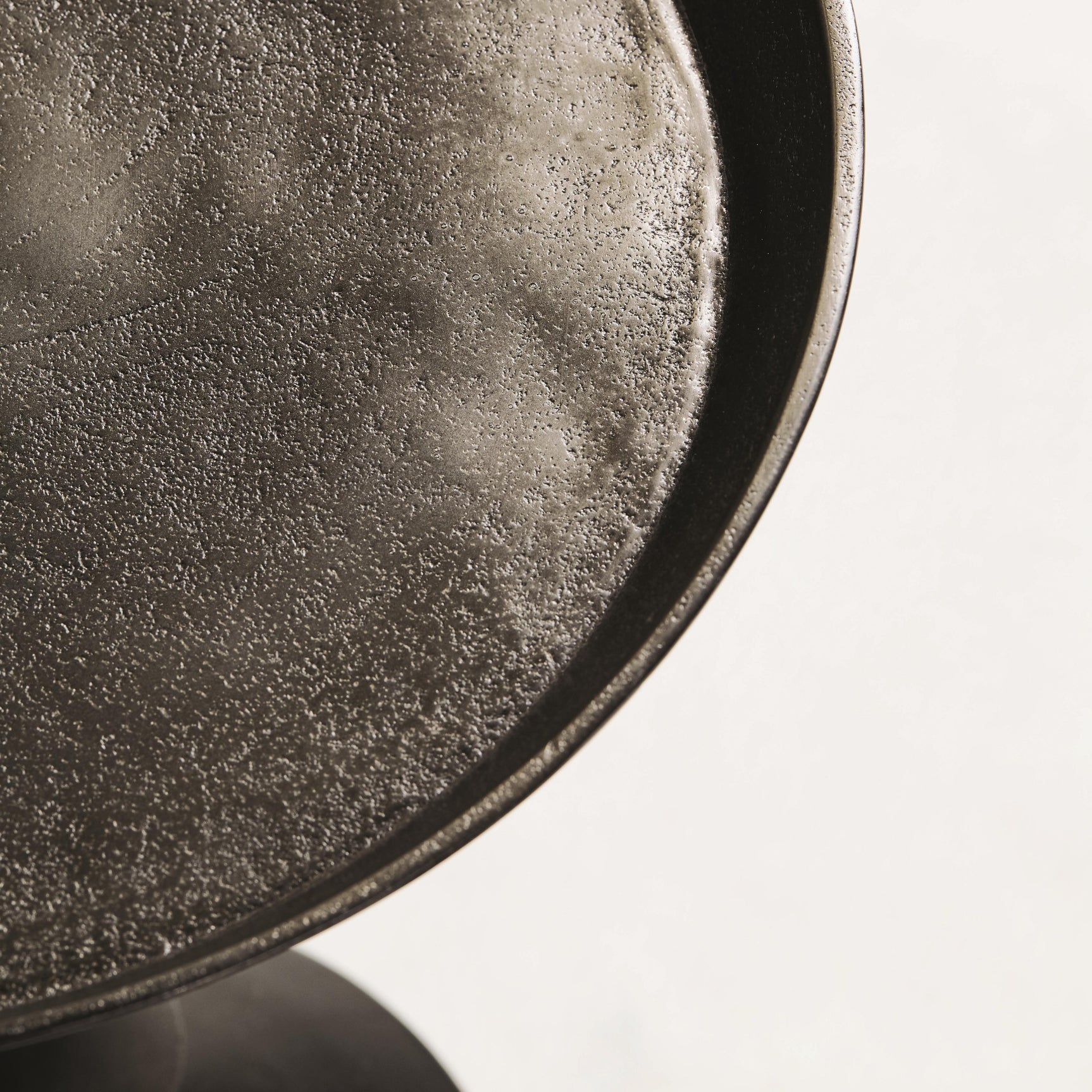 Mirabelle Black Nickel Accent Table - Ornate Home