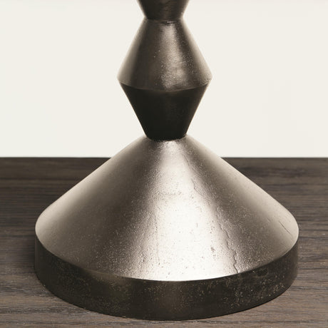 Mirabelle Black Nickel Accent Table - Ornate Home