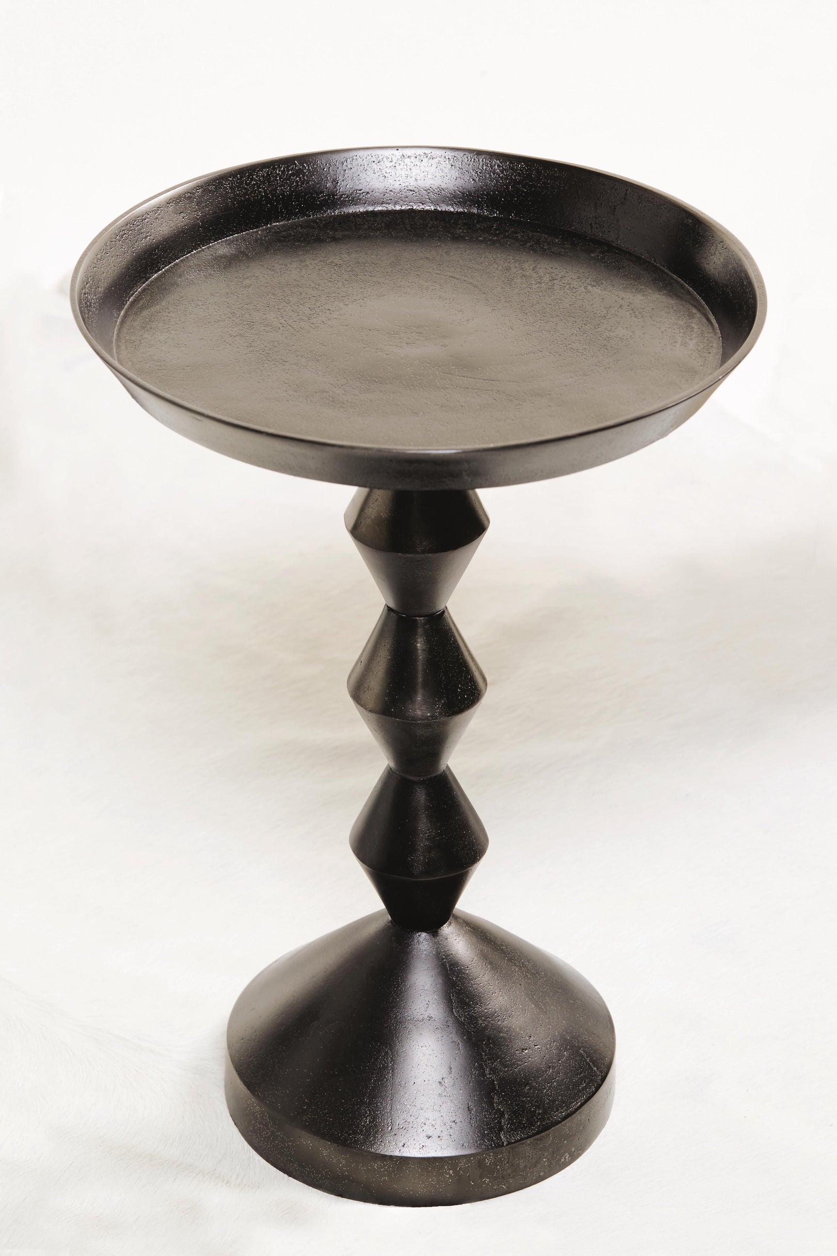 Mirabelle Black Nickel Accent Table - Ornate Home