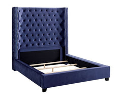 Mirabelle Blue Cal.King Bed - Ornate Home