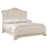 Mirabelle Cotton King Panel Bed - Ornate Home