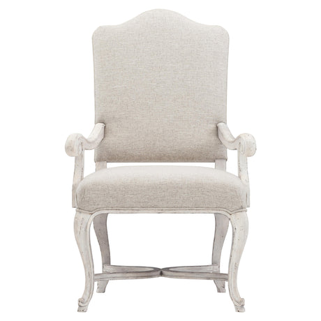 Mirabelle Cotton/Light Neutral Beige Arm Chair - Ornate Home