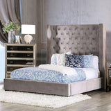 Mirabelle Gray Queen Bed - Ornate Home