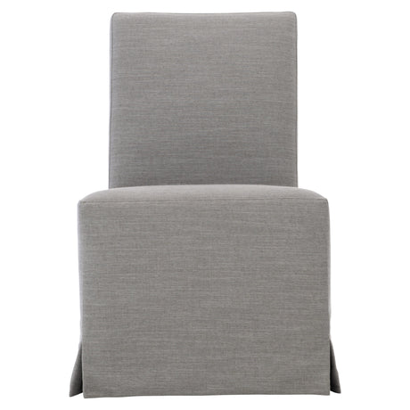 Mirabelle Soft Neutral Grey Side Chair - Ornate Home