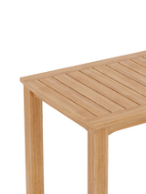 Mirador Rectangular Teak Outdoor Counter Height Table - Ornate Home
