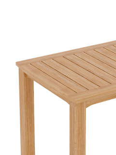 Mirador Rectangular Teak Outdoor Counter Height Table - Ornate Home