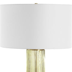 Mirah Multicolor Olive Glass Table Lamp - Ornate Home