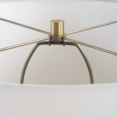Mirah Multicolor Olive Glass Table Lamp - Ornate Home