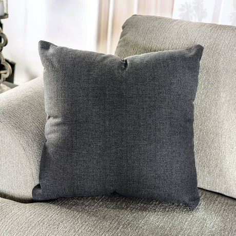 Miramar Beige/Charcoal Loveseat - Ornate Home