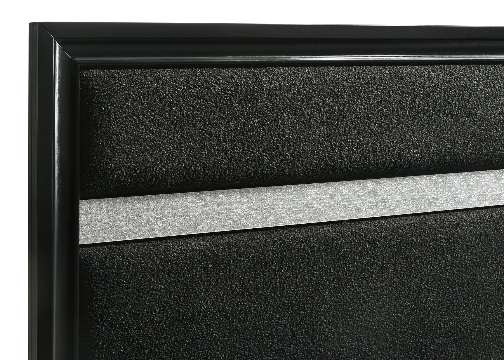 Miranda Black California King Panel Bed - Ornate Home