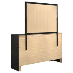 Miranda Black Dresser and Mirror - Ornate Home