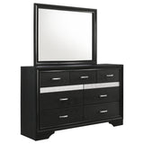 Miranda Black Dresser and Mirror - Ornate Home