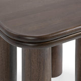 Miranda Cocoa Brown End Table - Ornate Home