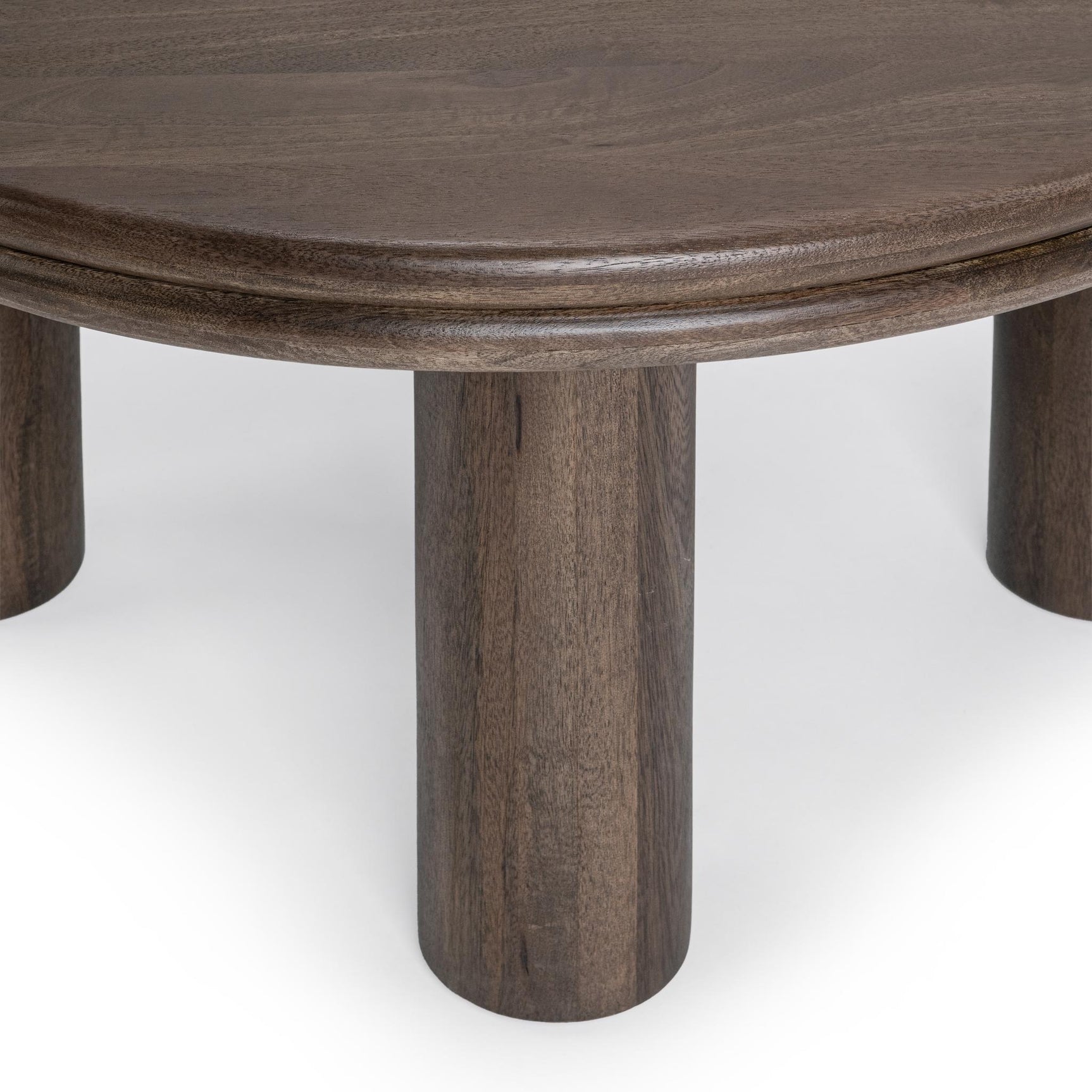 Miranda Cocoa Brown Round Coffee Table - Ornate Home