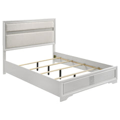 Miranda White 4-piece Full Bedroom Set with Panel Bed - Ornate Home