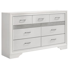 Miranda White 4-piece Full Bedroom Set with Panel Bed - Ornate Home