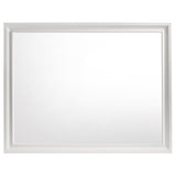 Miranda White 4-piece Twin Bedroom Set with Panel Bed - Ornate Home