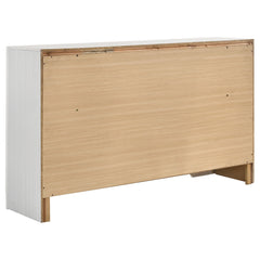 Miranda White 5-piece Queen Bedroom Set with Panel Bed - Ornate Home