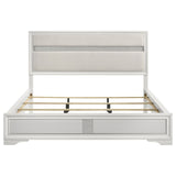 Miranda White California King Panel Bed - Ornate Home