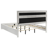 Miranda White California King Panel Bed - Ornate Home