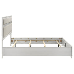 Miranda White California King Panel Bed - Ornate Home