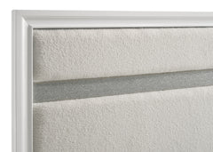Miranda White California King Panel Bed - Ornate Home