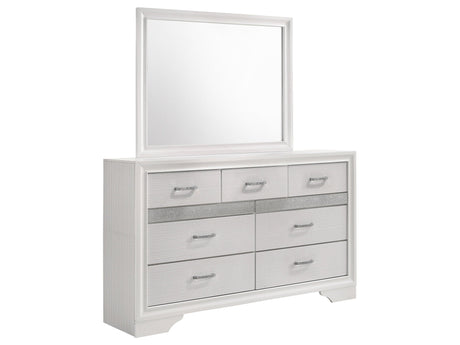 Miranda White Dresser and Mirror - Ornate Home