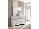 Miranda White Dresser and Mirror - Ornate Home