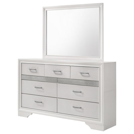Miranda White Dresser and Mirror - Ornate Home