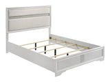 Miranda White Full Panel Bed - Ornate Home