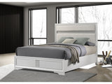 Miranda White Full Panel Bed - Ornate Home