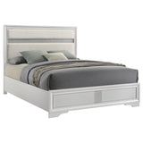 Miranda White Full Panel Bed - Ornate Home