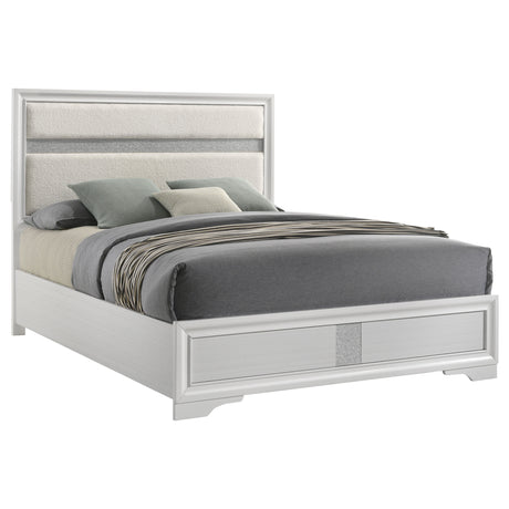 Miranda White Full Panel Bed - Ornate Home