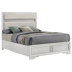Miranda White Queen Panel Bed - Ornate Home