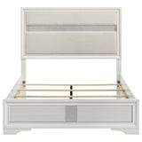 Miranda White Queen Panel Bed - Ornate Home