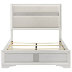 Miranda White Queen Panel Bed - Ornate Home