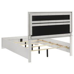 Miranda White Queen Panel Bed - Ornate Home