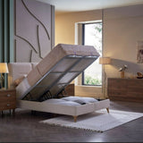 Mirante Luxe Cream Storage Bed - Ornate Home