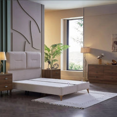 Mirante Luxe Cream Storage Bed - Ornate Home