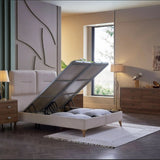 Mirante Luxe Cream Storage Bed - Ornate Home