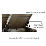 Mirante Luxe Cream Storage Bed - Ornate Home