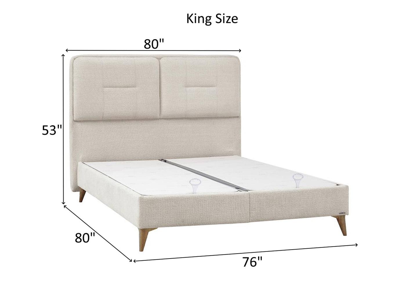 Mirante Luxe Cream Storage Bed - Ornate Home