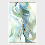 Mire Blue Painting Art 48x72 by Buddy Whitlock Painting - Ornate Home