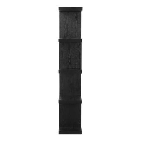 Miri Black Large Shelf - Ornate Home
