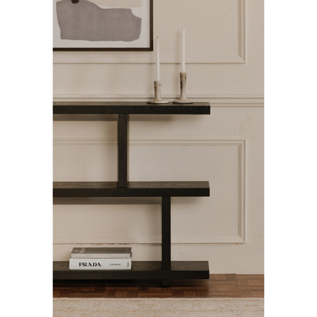 Miri Small Black Shelf - Ornate Home