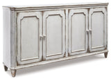 Mirimyn Antique White Accent Cabinet - Ornate Home