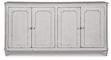 Mirimyn Antique White Accent Cabinet - Ornate Home